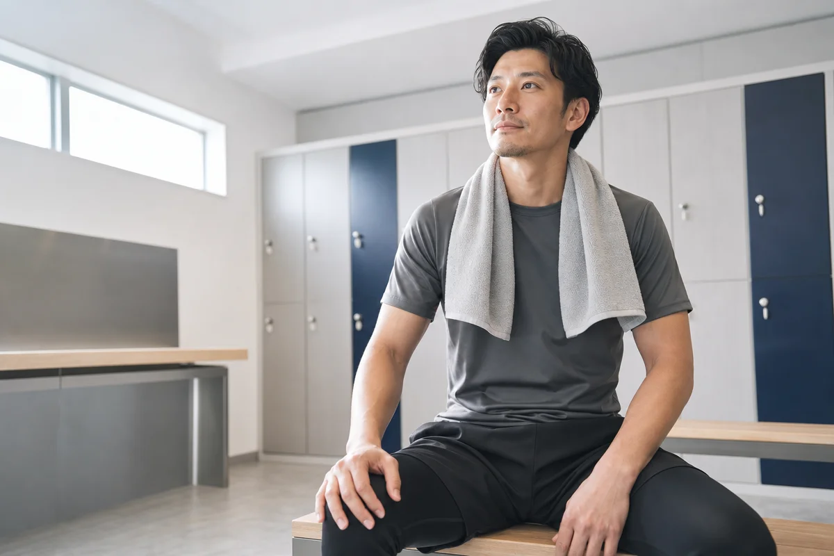 ダーマペンで肉割れのケアを検討する30代男性